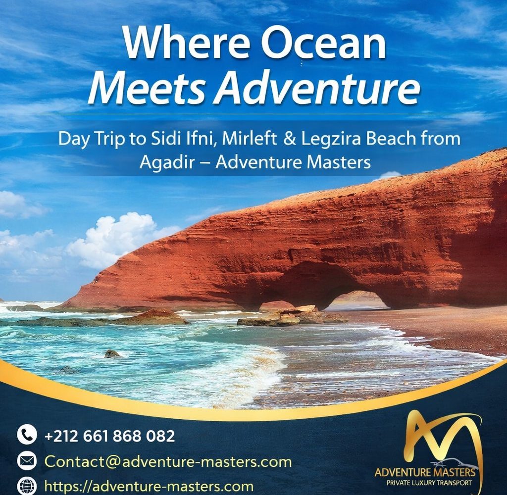Day Trip to Sidi Ifni, Mirleft & Legzira Beach from Agadir